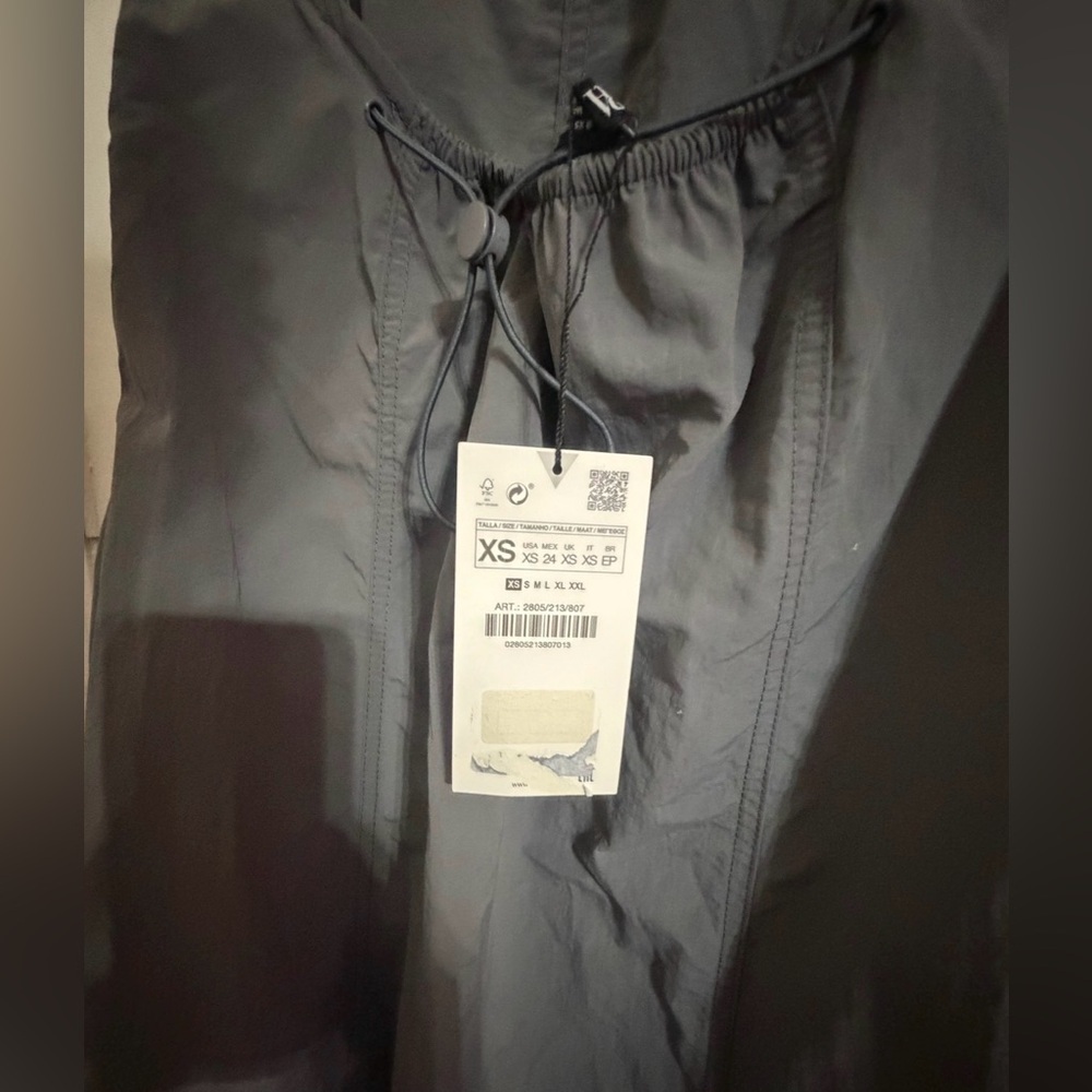 Zara Charcoal Gray Shift Dress Women Size XS NWT - Picture 6 of 6